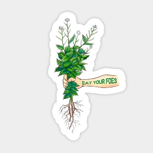 Eat Your Foes Sticker